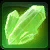 Iridescent Green Crystal